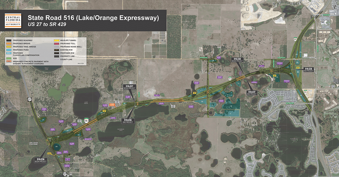 State Road 516 will improve connectivity opportunities for Lake and Orange counties