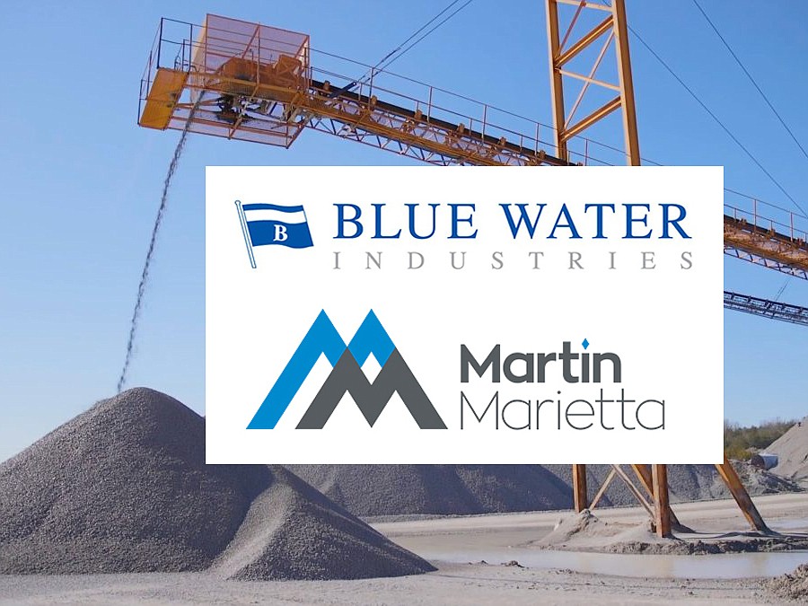 Martin Marietta Materials Inc. acquired assets of Blue Water Industries for $2.05 billion.