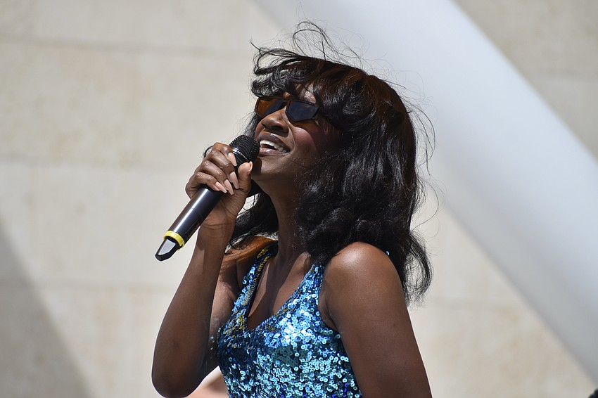 Jazzmin Carson delivers a solo for Westcoast Black Theatre Troupe.