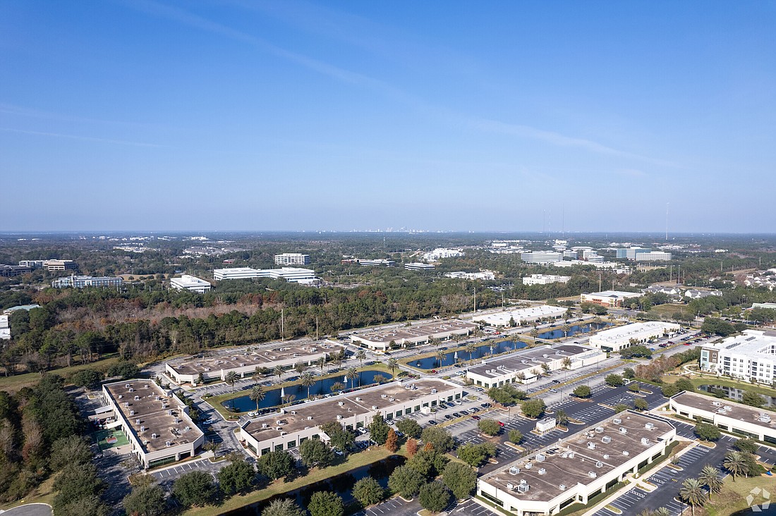 Greystone at Town Center is a suburban office park at 10550 Deerwood Park Blvd. in South Jacksonville.