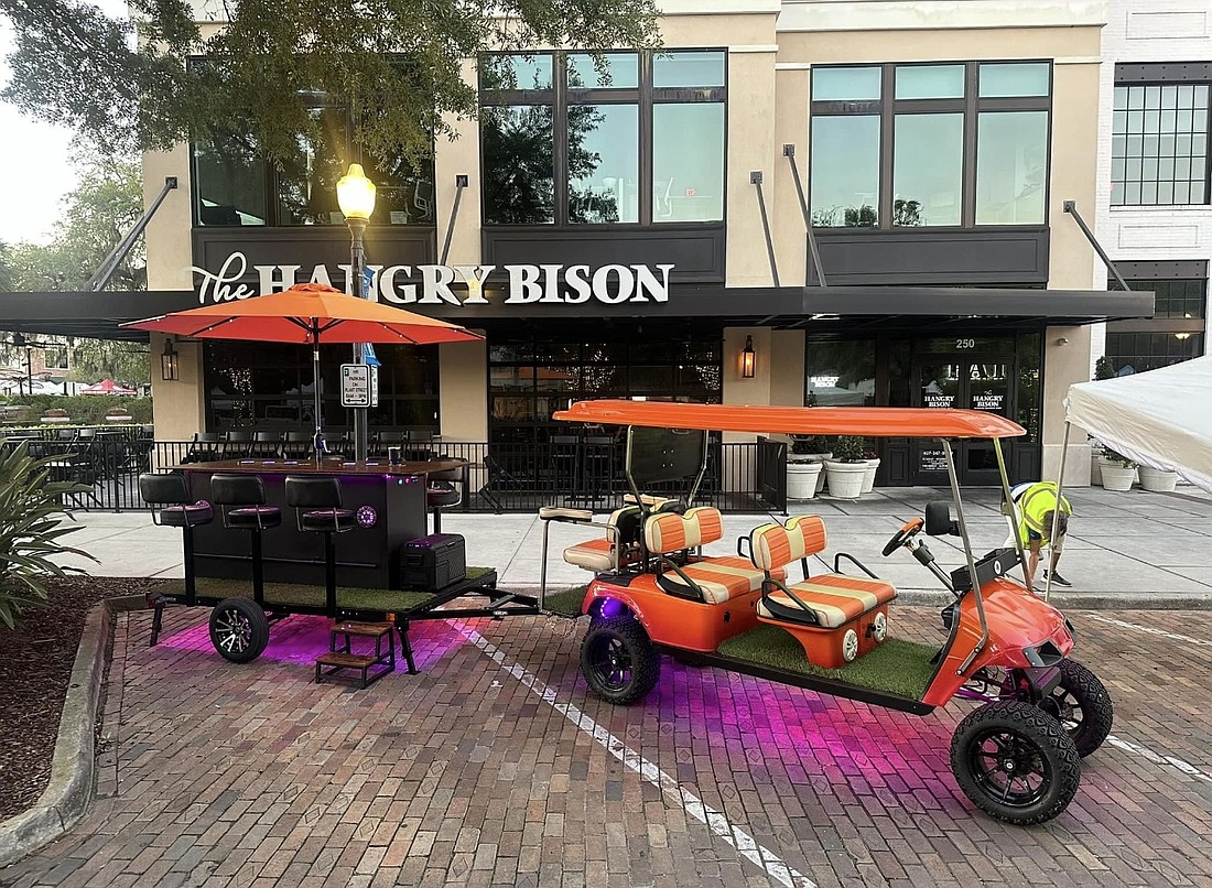 Winter Garden Vibes includes a podcast with a six-bar top trailer, crafted by Sean Courtier of Extreme Golf Carts, where local residents will share their stories.
