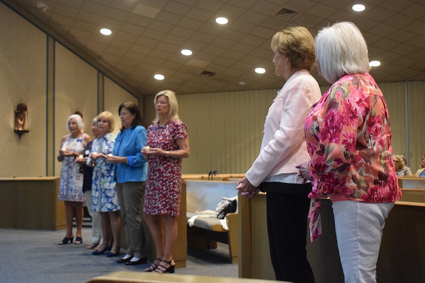 Cindy Noble, Linda Olsen, Marilyn Davol, Mary Del Pup, Susan Clarke, Lynn Kennelly and Kay Kochenderfer
