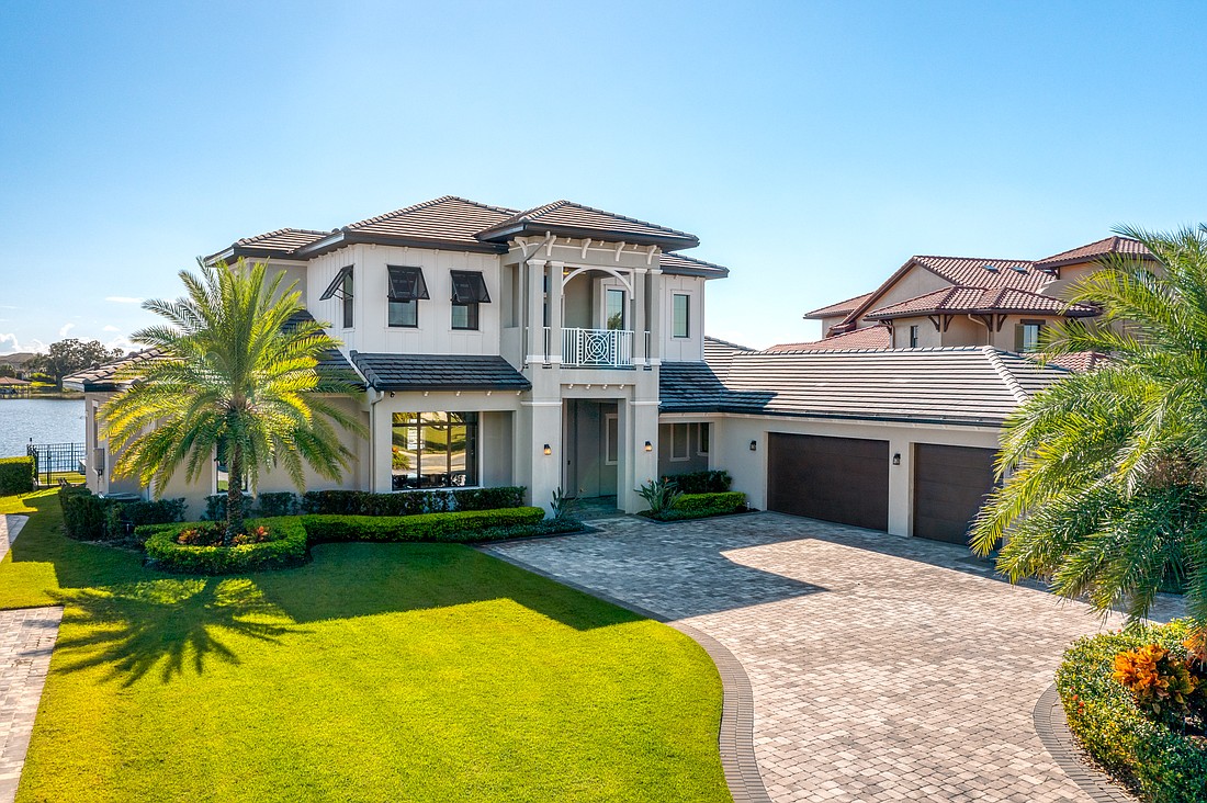 The home at 6615 Point Hancock Drive, Winter Garden, sold April 5, for $2,650,000. This 2019 custom-built contemporary home, built by Davila Homes, sits on the shores of Lake Hancock. The sellers were represented by Audra Wilks, Keller Williams Winter Park.