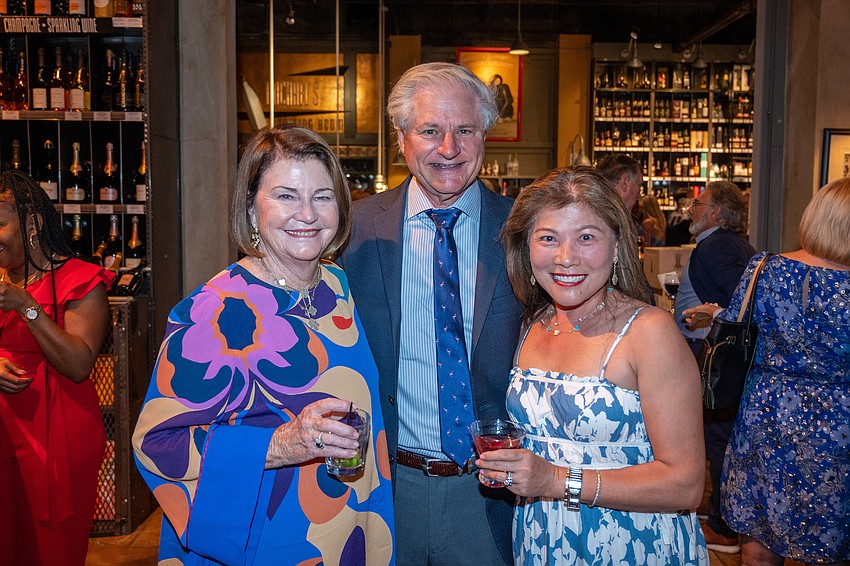 Barbara Ripp, with Dan and Tina Napoli