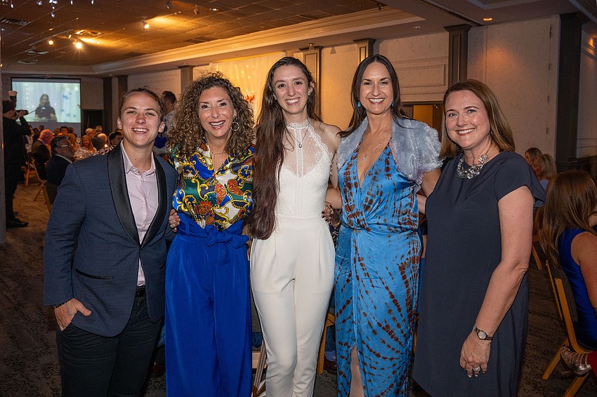 Madison, Donna and Sydney Koffman with Aimee Chouinard and Stacey Corley