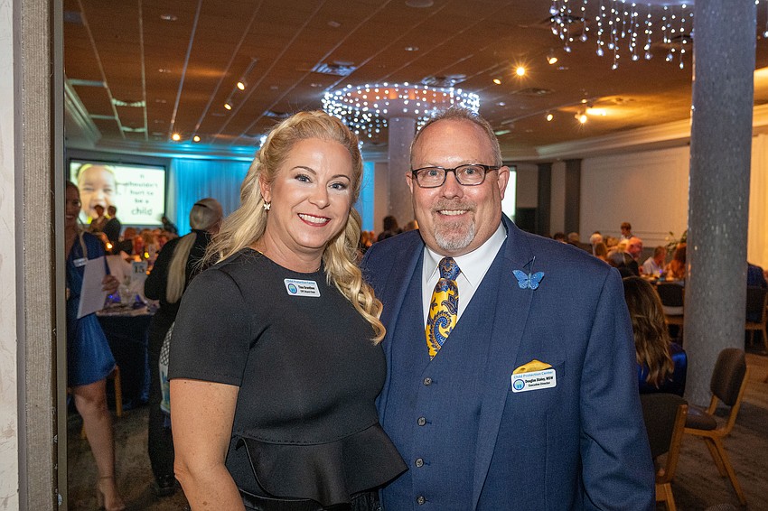 Board Chair Tina Granthon and Executive Director Douglas Staley