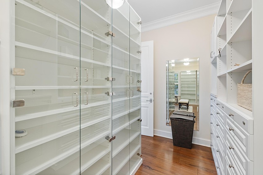 Spacious bedroom suites are a selling point in this Siesta Key homes just sold for $15 million.