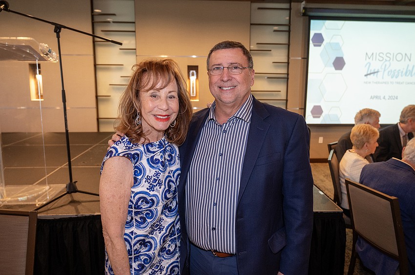 Event Chair Eileen Curd and Keynote Speaker Dr. Brian Czerniecki