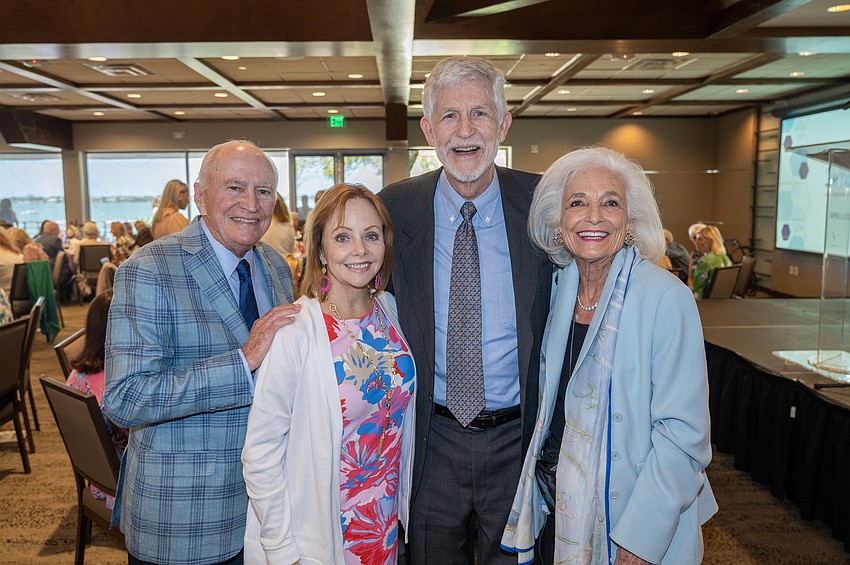 Moffitt Founder H. Lee Moffitt and Dianne Moffitt with Dennis and Graci McGillicuddy