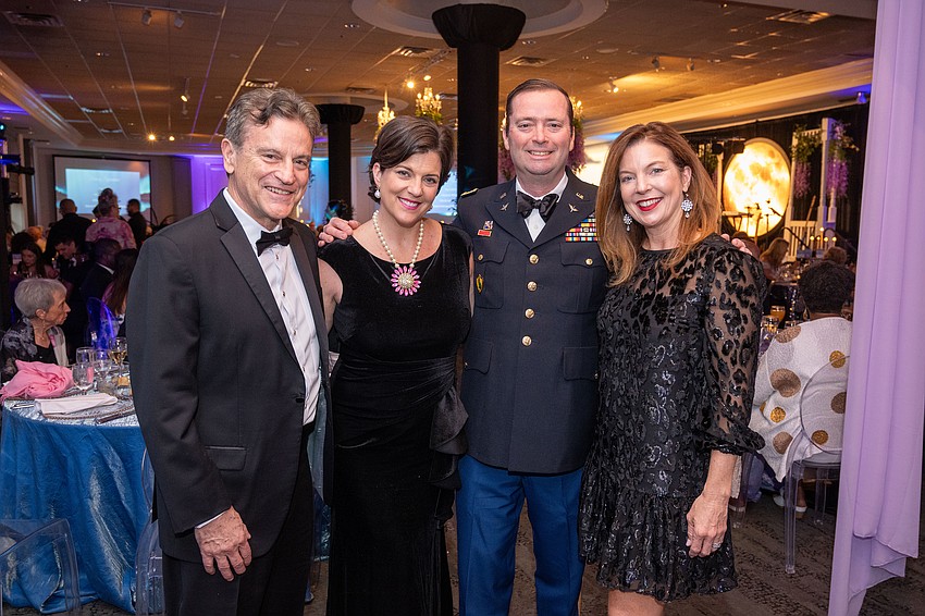 Bart and Kameron Hodgens with Brendan and Tricia Powers