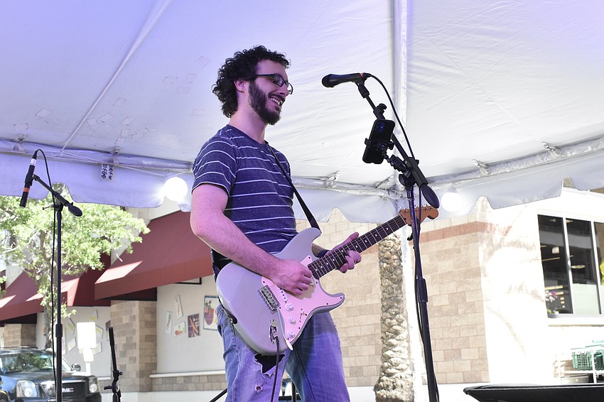 Donny LaPonte offers a performance.