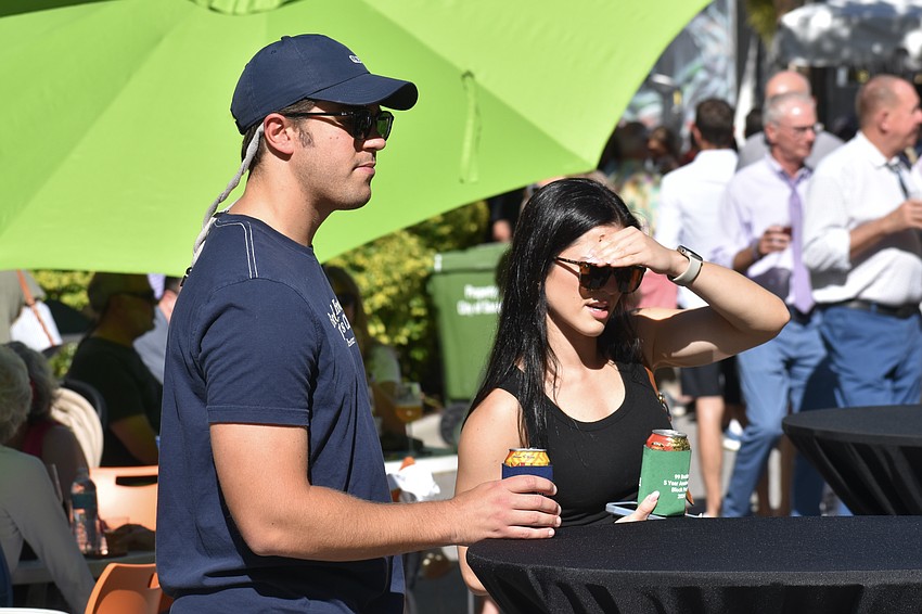 Anthony Riker and his girlfriend Alexis Yard take a look at the happenings at 99 Bottles.