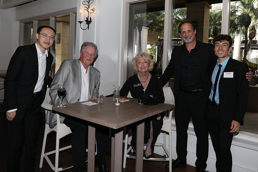 Violinist Max Tan, Frank Klauser, Janice Sladzinski, Principal Bass John Miller, and Principle Oboe Bobby Nunes