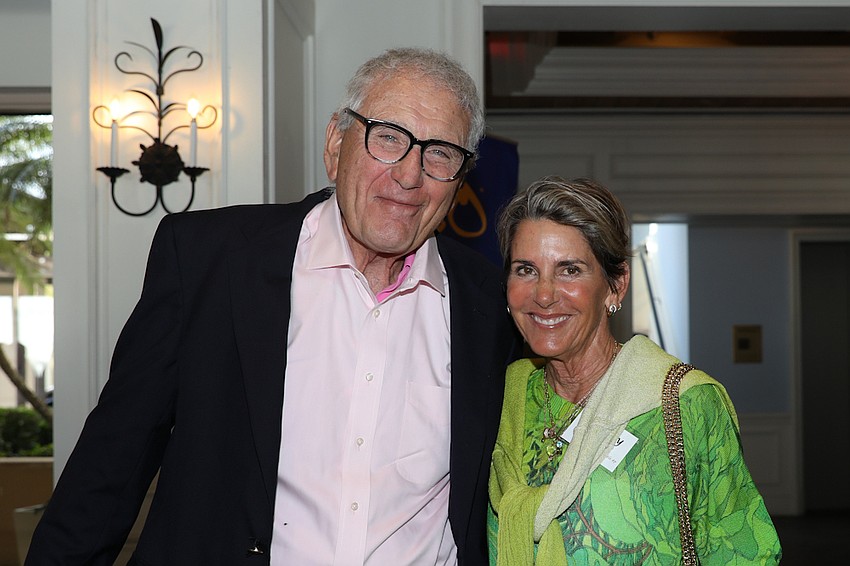 Always smiling and supporting the arts are Harry Leopold and wife, Audrey Robbins