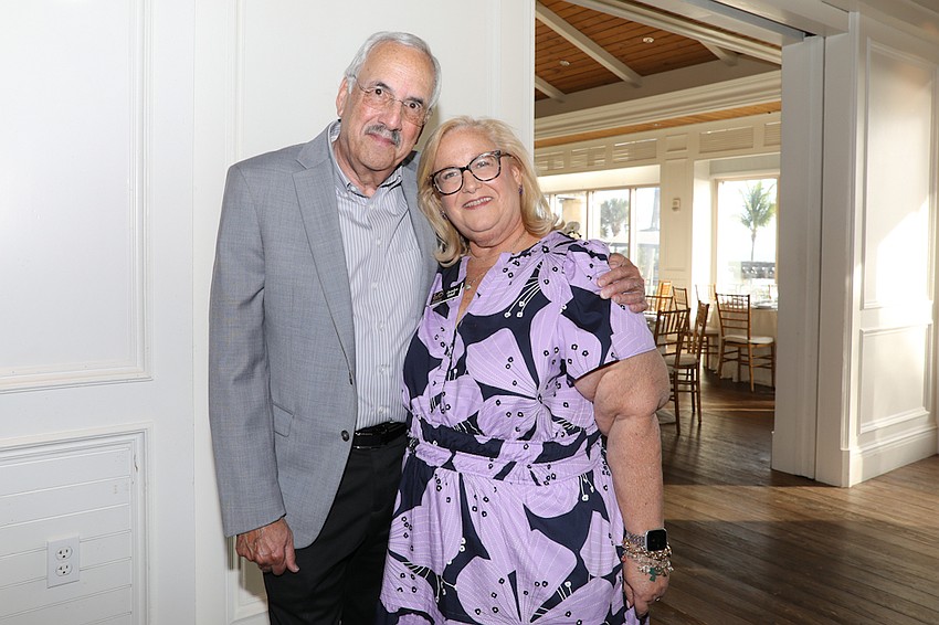 Board member David Green, and Jocelyn Udell, Donor Engagement