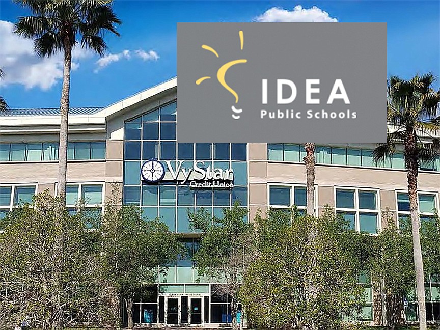 IDEA Public Schools is renovating the former VyStar Credit Union headquarters at 4949 Blanding Blvd. into the charter elementary school.