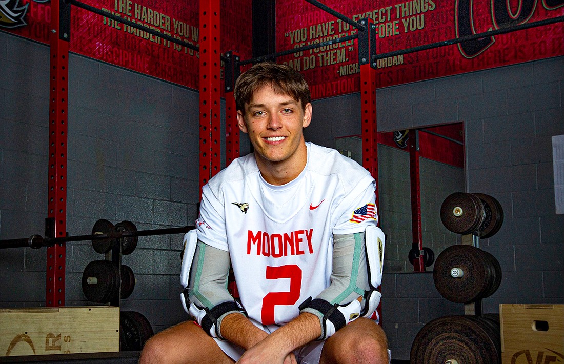 Gio Zanoni leads the Cardinal Mooney High boys lacrosse team with 41 points (21 goals, 20 assists).