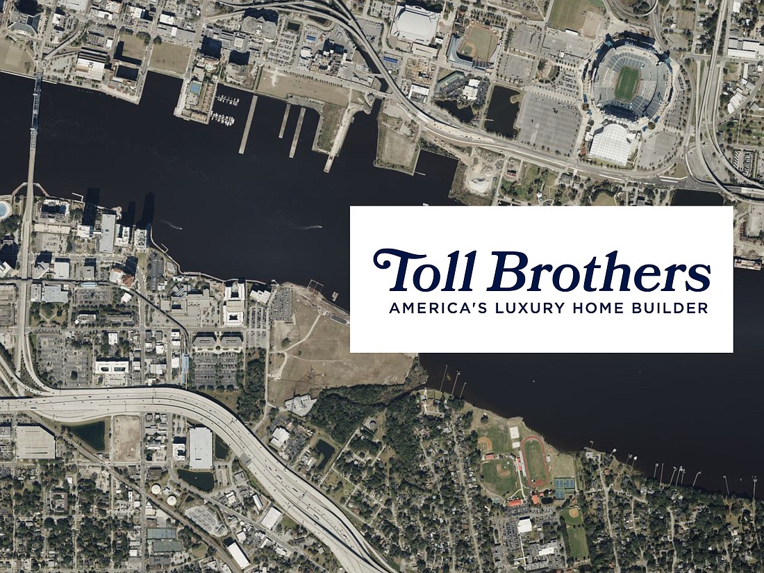 Toll Brothers plans to build town houses at RiversEdge: Life on the St. Johns on the Downtown Southbank.
