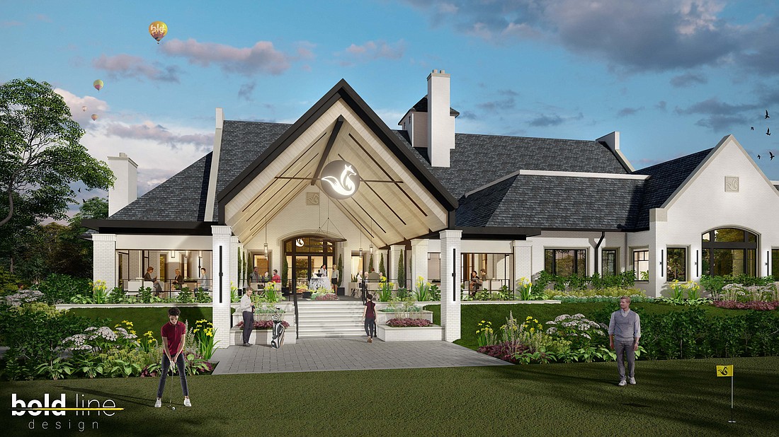 Glen Kernan Golf & Country Club owner Corner Lot filed renderings for the proposed $4.78 million renovation of the golf clubhouse.