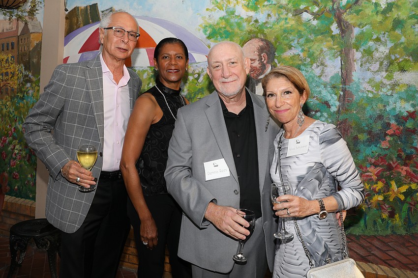 Sam and Dona Scott with Dennis Rees and Felice Schulaner