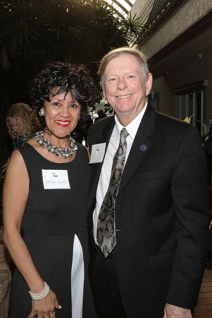 Esther Smith and Commissioner Mark Smith