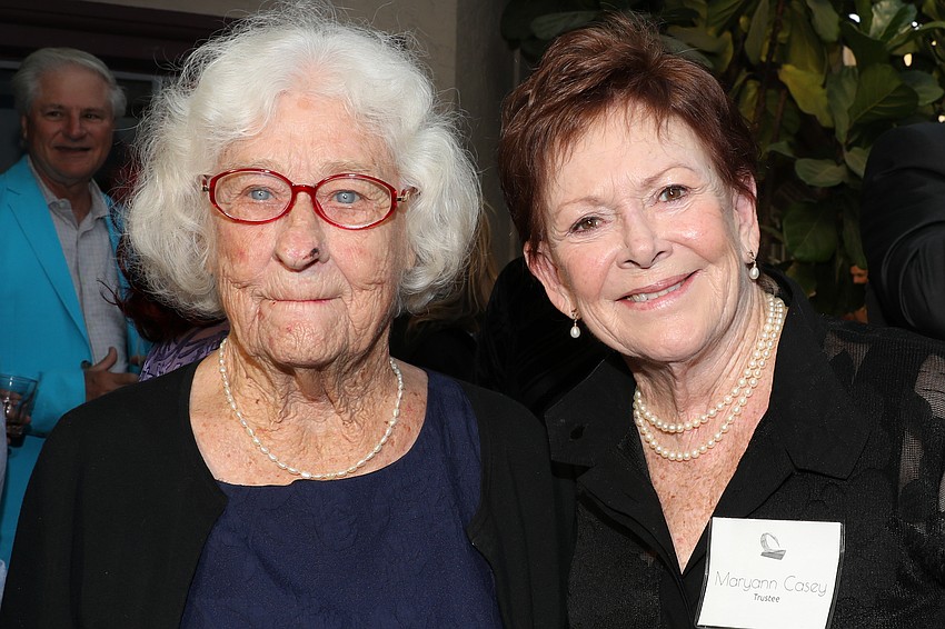 Nelda Thompson and Maryann Casey