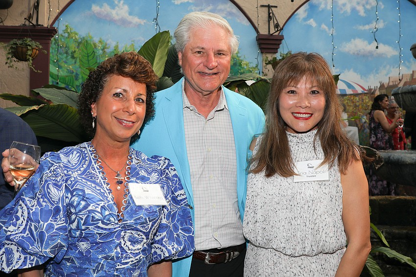 Beth Wilensky with Dan and Tina Napoli