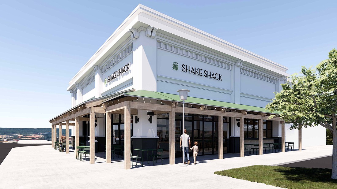 Shake Shack is planned for 10281 Midtown Parkway, No.101, in St. Johns Town Center. It is the former M Shack space.