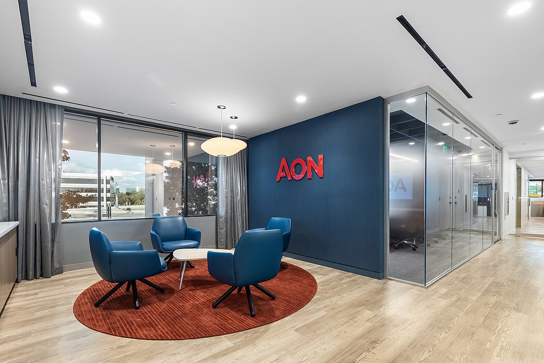 The Aon Commercial office renovation.