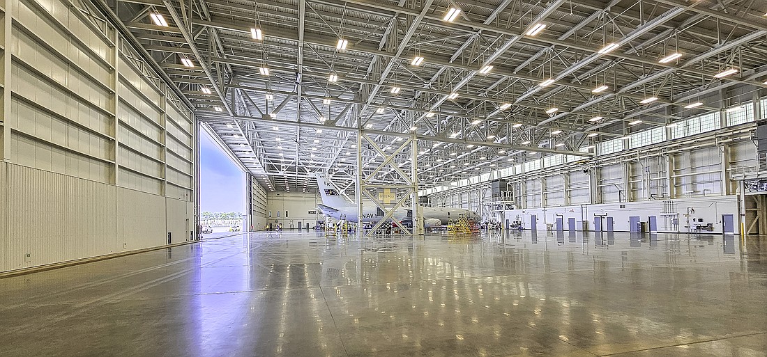 The Jacksonville Aviation Authority Boeing MRO Hanger at Cecil Field.