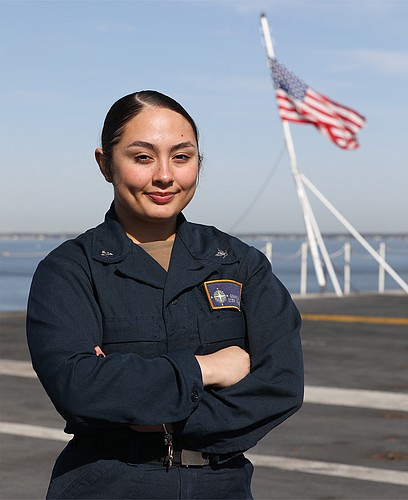 Petty Officer 3rd Class Alisa Sambolin of Palm Coast. Photo by Mass Communication Specialist 2nd Class Adriones Johnson