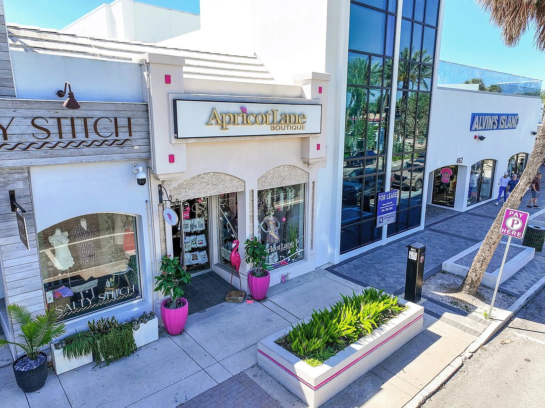 Apricot Lane Boutique has listed its business and building for sale.