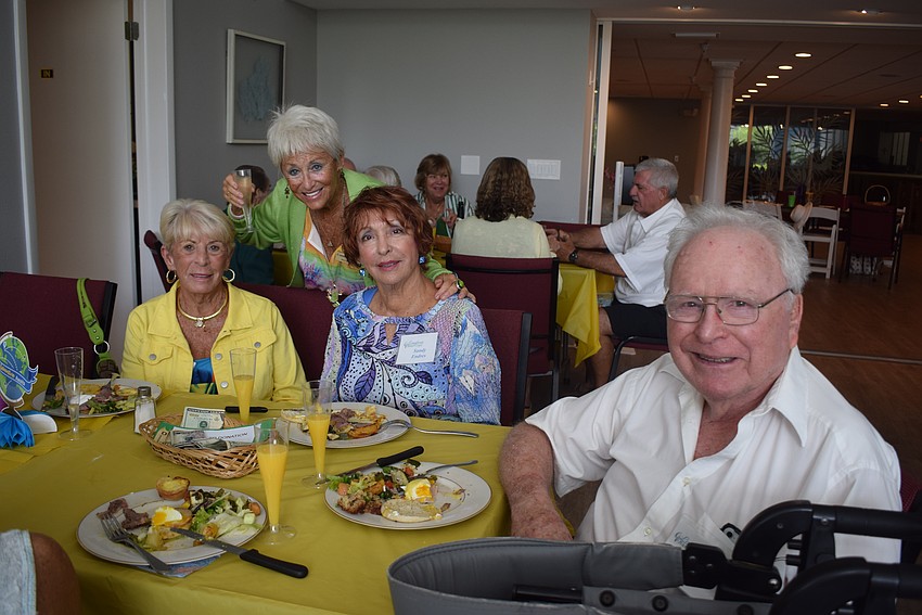 June Hessel, Connie DiMaggio, Sandy Endres and John Brill