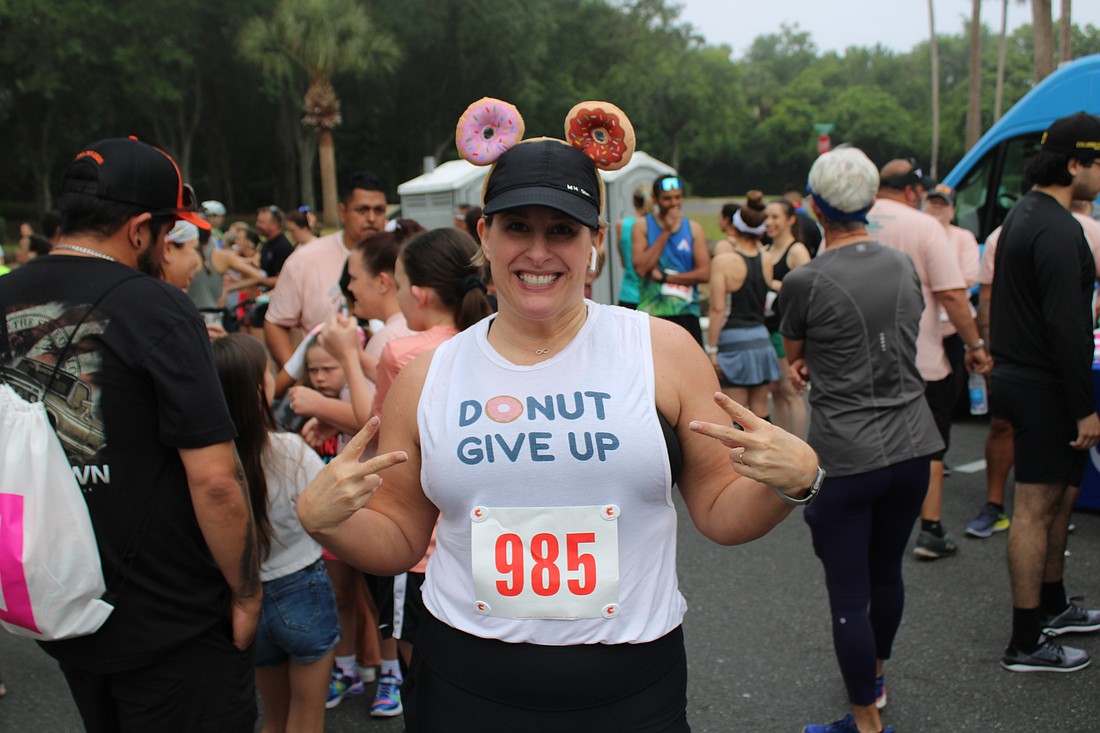 Vanessa Martin all decked out in donuts! Photo by Alexis Miller