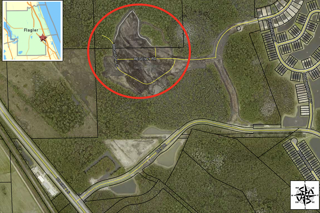 The Unit 9B phase of the Plantation Bay development. Image from Flagler County Commission meeting documents