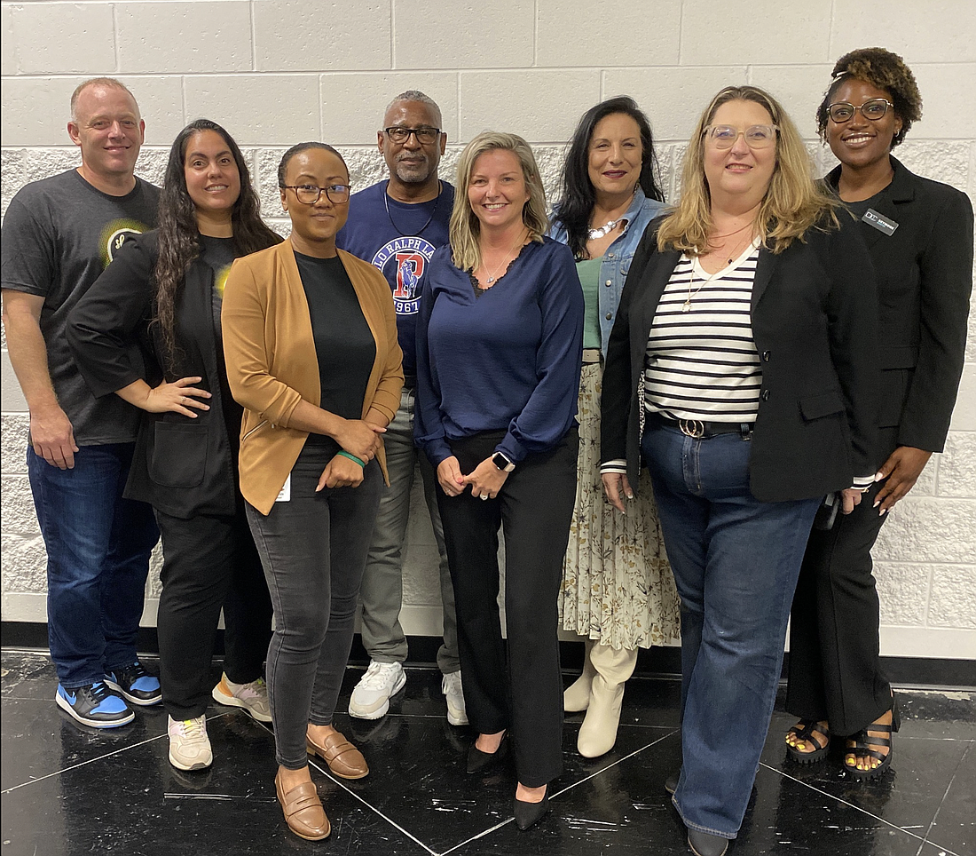 The Daytona Dream Center team with a local DCF representatives and members of the Paving the Way and United Abolitionists nonprofits. Courtesy of Daytona Dream Center