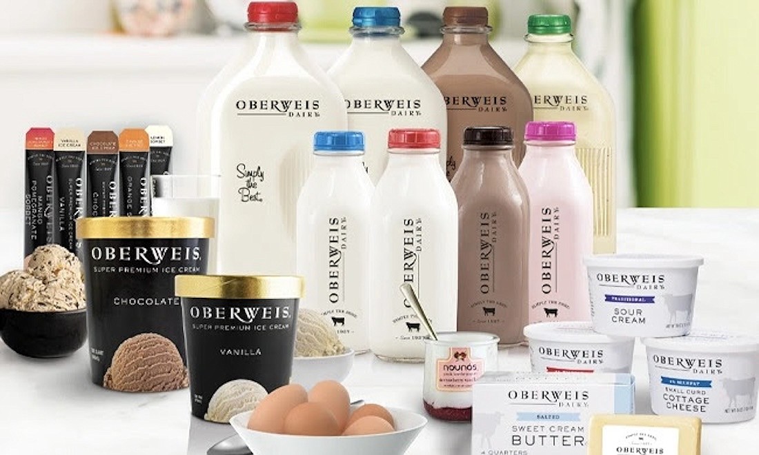 Oberweis Dairy has stores in the Chicago area.