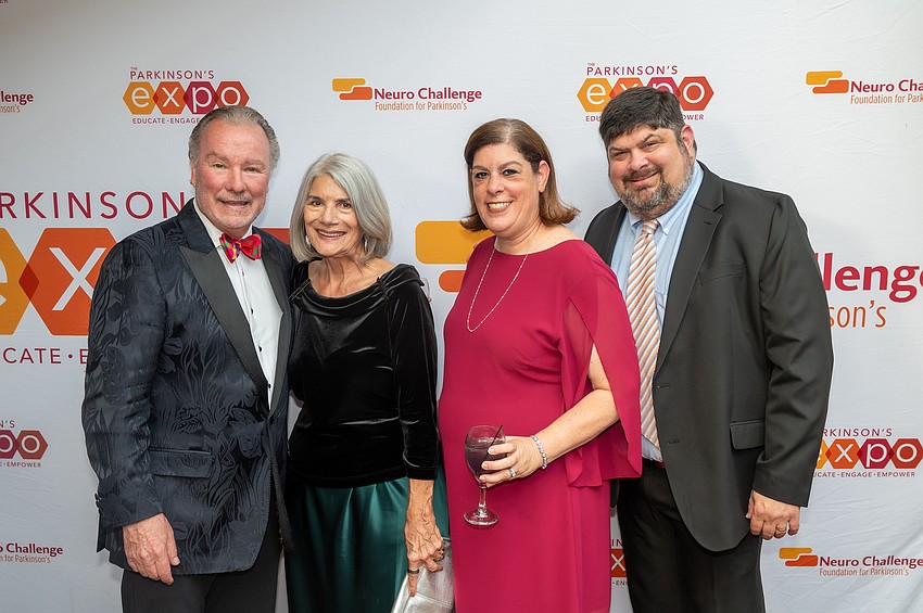 Michael Klauber and Kristine Nickel with Mark and Elyse Gordon