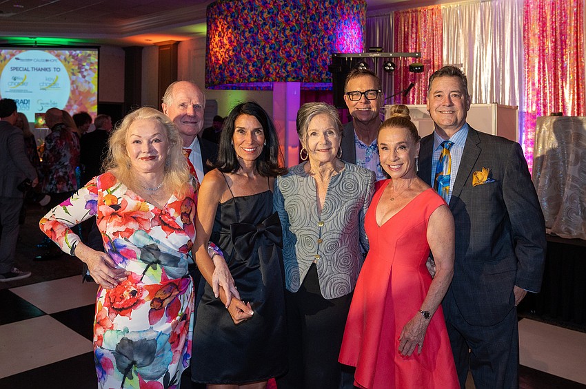 Monica and Dr. Richard Van Buskirk,  Lisa McDevitt, Sharyn Weiner, Paul Marville, Alix Redmonde and Jim Selinski