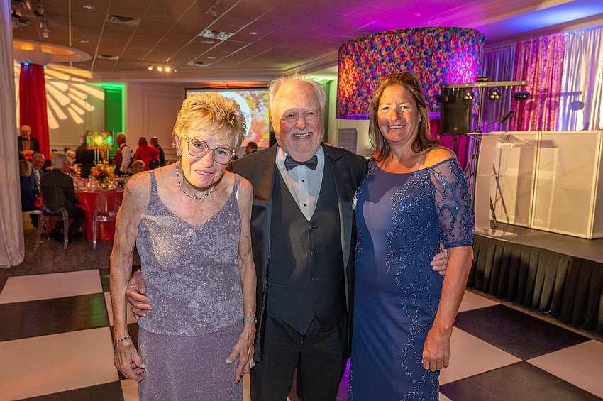 Peggy and Phil Adams with Krista Cadman