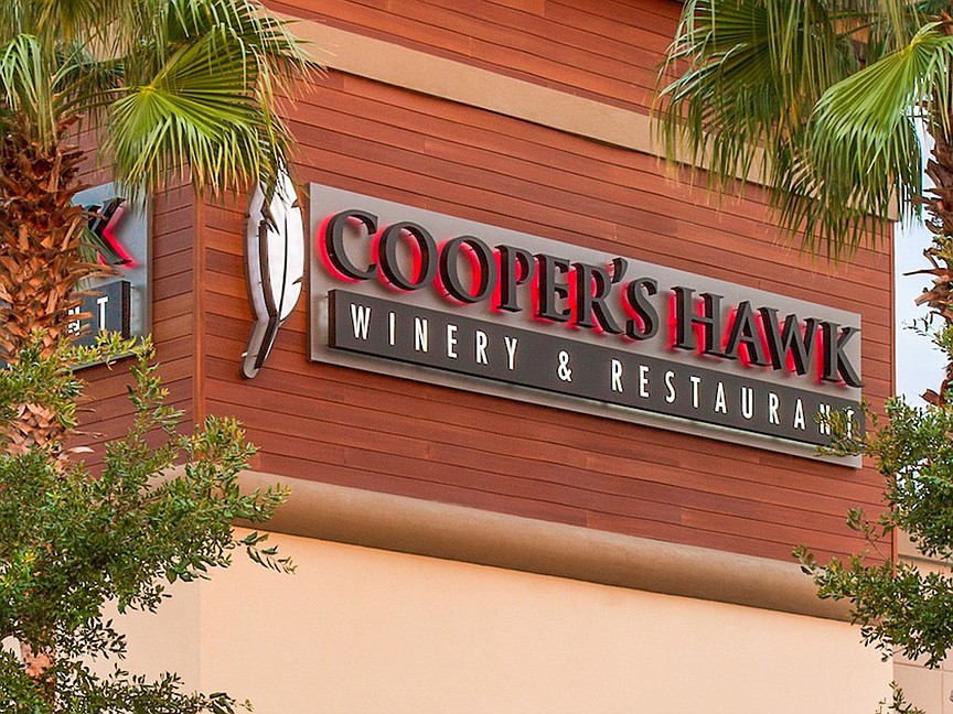 Cooper’s Hawk Winery & Restaurant is planned for 10601 San Jose Blvd. in the Mandarin Landing shopping center.