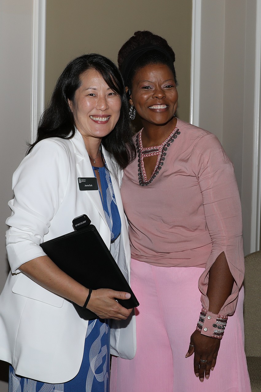 BBBS Sun Coast VP of Programs and Volunteer Experience Jeanie Baik and Program Support Administrator Stephanie Coachman