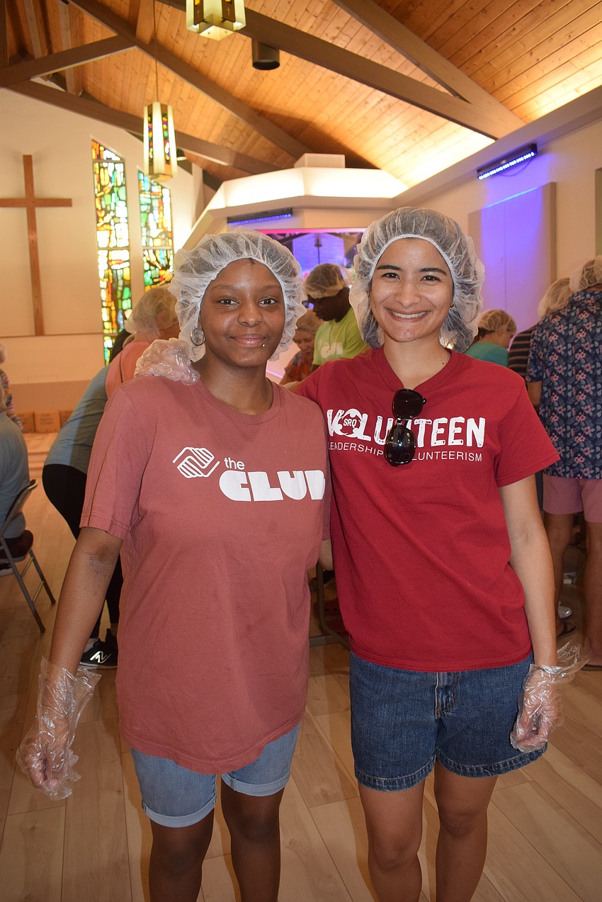 Judeah D and Leonela Tase from the Boys and Girls Club