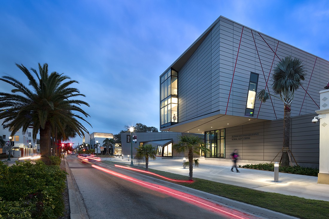The Ringling College Visual Arts Center was designed by Sweet Sparkman Architecture & Interiors of Sarasota.