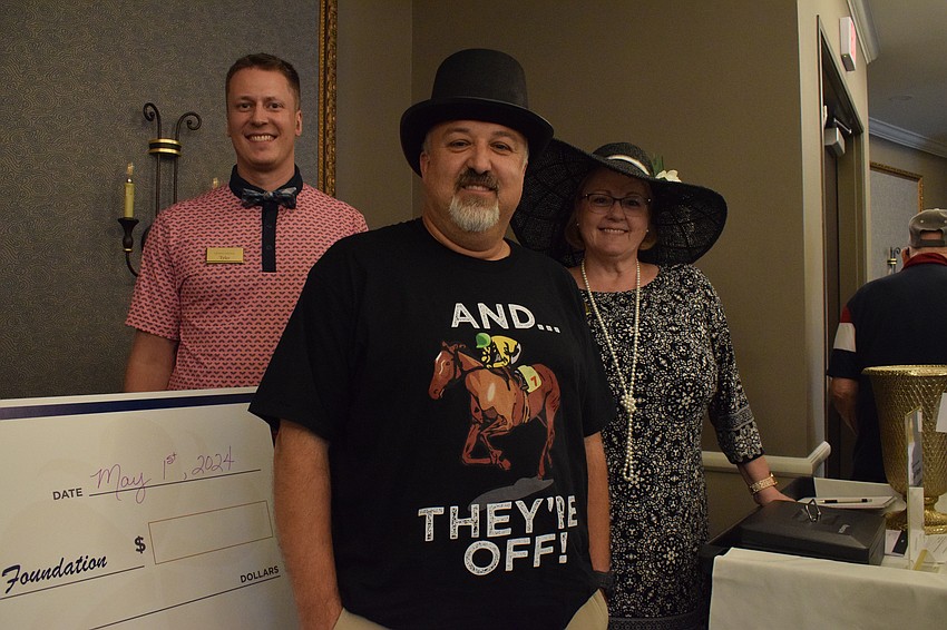 Tyler Smith, the director of sales, Ed Rathbun, the maintenance director, and Debbie Bonnes, the business office manager, can't wait for the start of the derby.