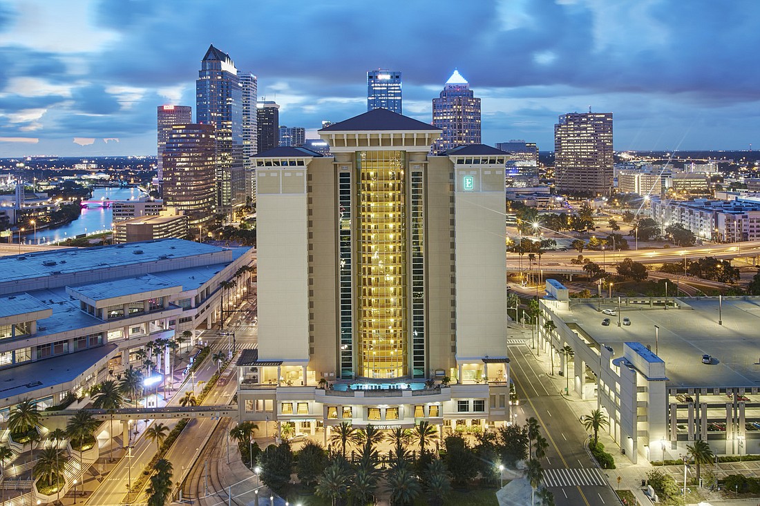 Embassy Suites Tampa Downtown, at 513 S. Florida Ave., in 2016.