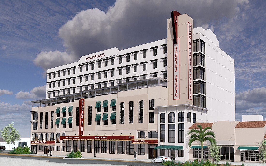 Florida Studio Theatre Arts Plaza will be built next door to the current building on First Street.