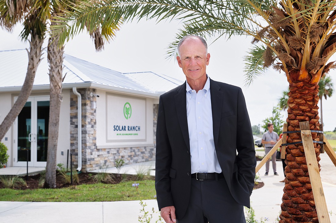 Syd Kitson, chairman and CEO of Kitson & Partners, which is developing Babcock Ranch began thinking about building a fully sustainable community while in college.x