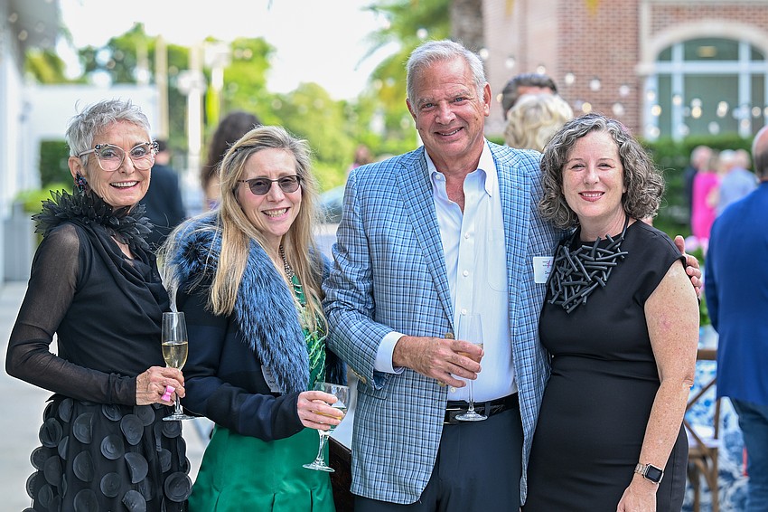 Roxanne Permesly, Elena Paul, Dean Eisner and SAM Executive Director Virginia Shearer