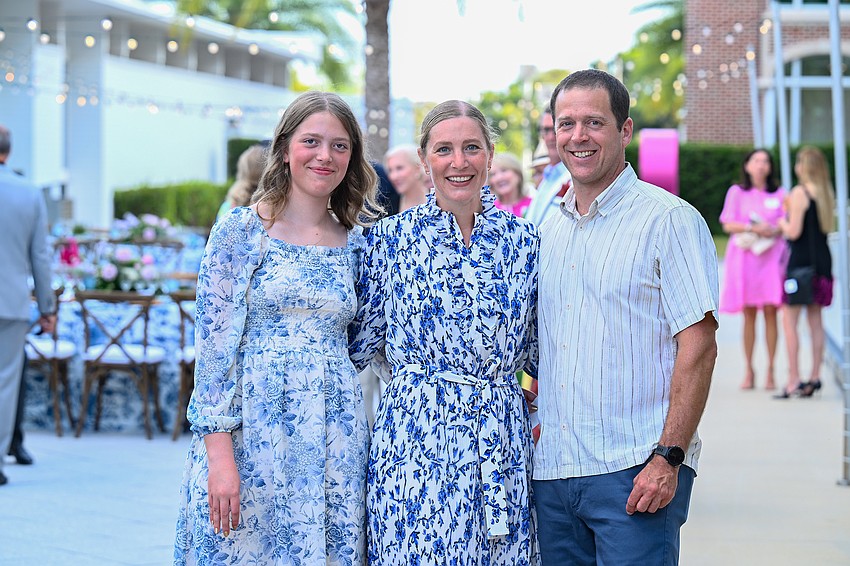 Camila Hatch, with artist Molly Hatch and Oliver Hatch